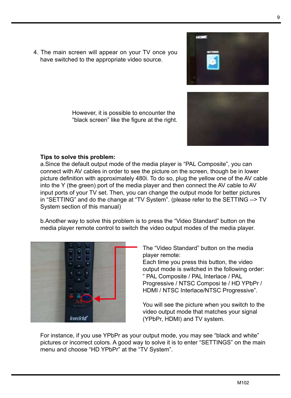 KWorld M102 User Manual | Page 9 / 20