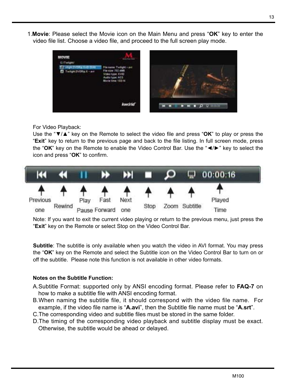 KWorld M100 User Manual | Page 13 / 20