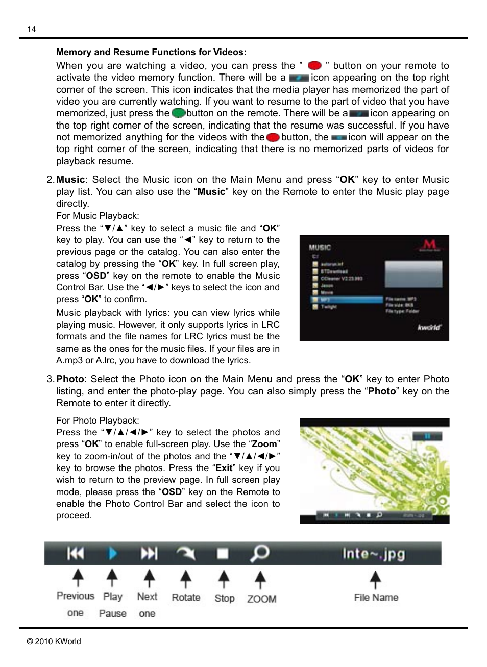 KWorld M100 User Manual | Page 14 / 20