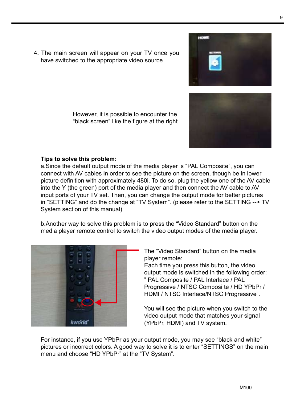 KWorld M100 User Manual | Page 9 / 20