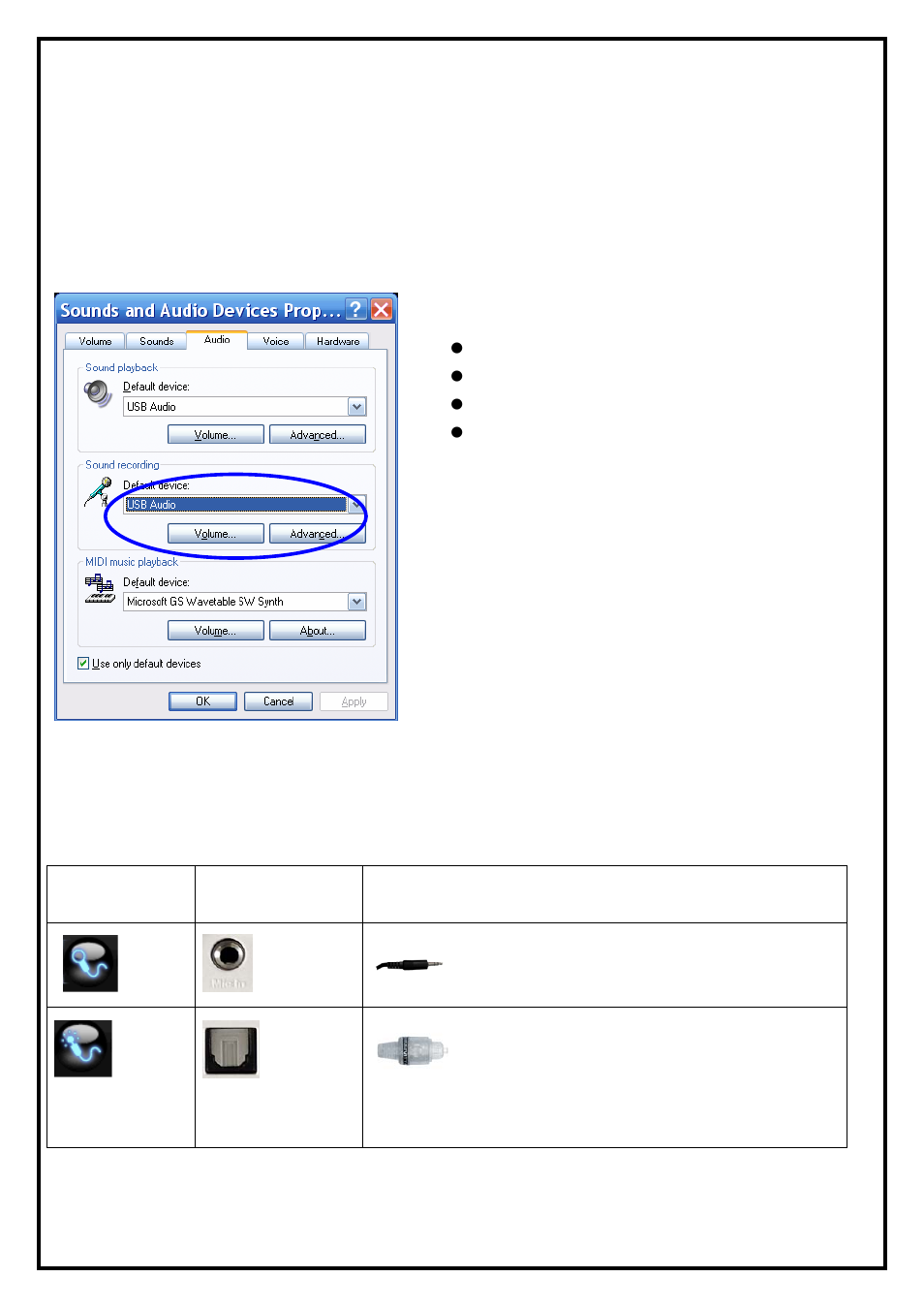 Chapter 2 : recording, 2 selecting your recording sources, Selecting your recording sources | KWorld SnapMusic User Manual | Page 4 / 10