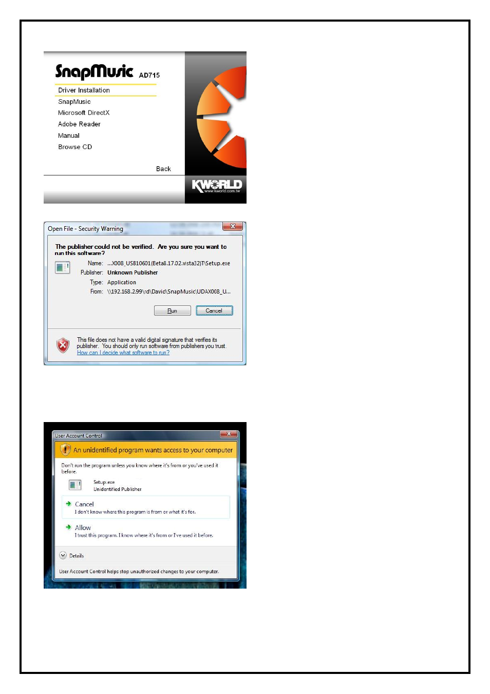 KWorld AD715 User Manual | Page 6 / 8