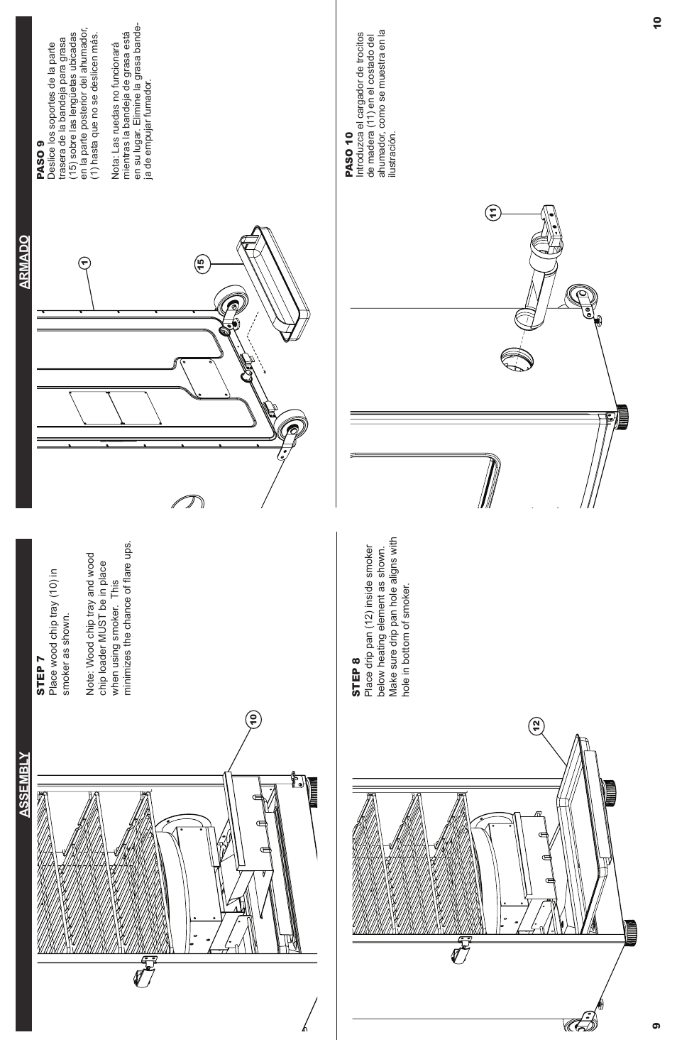 Masterbuilt 30-inch Electric Digital Stainless Steel Smokehouse (20070411) USER GUIDE User Manual | Page 10 / 30