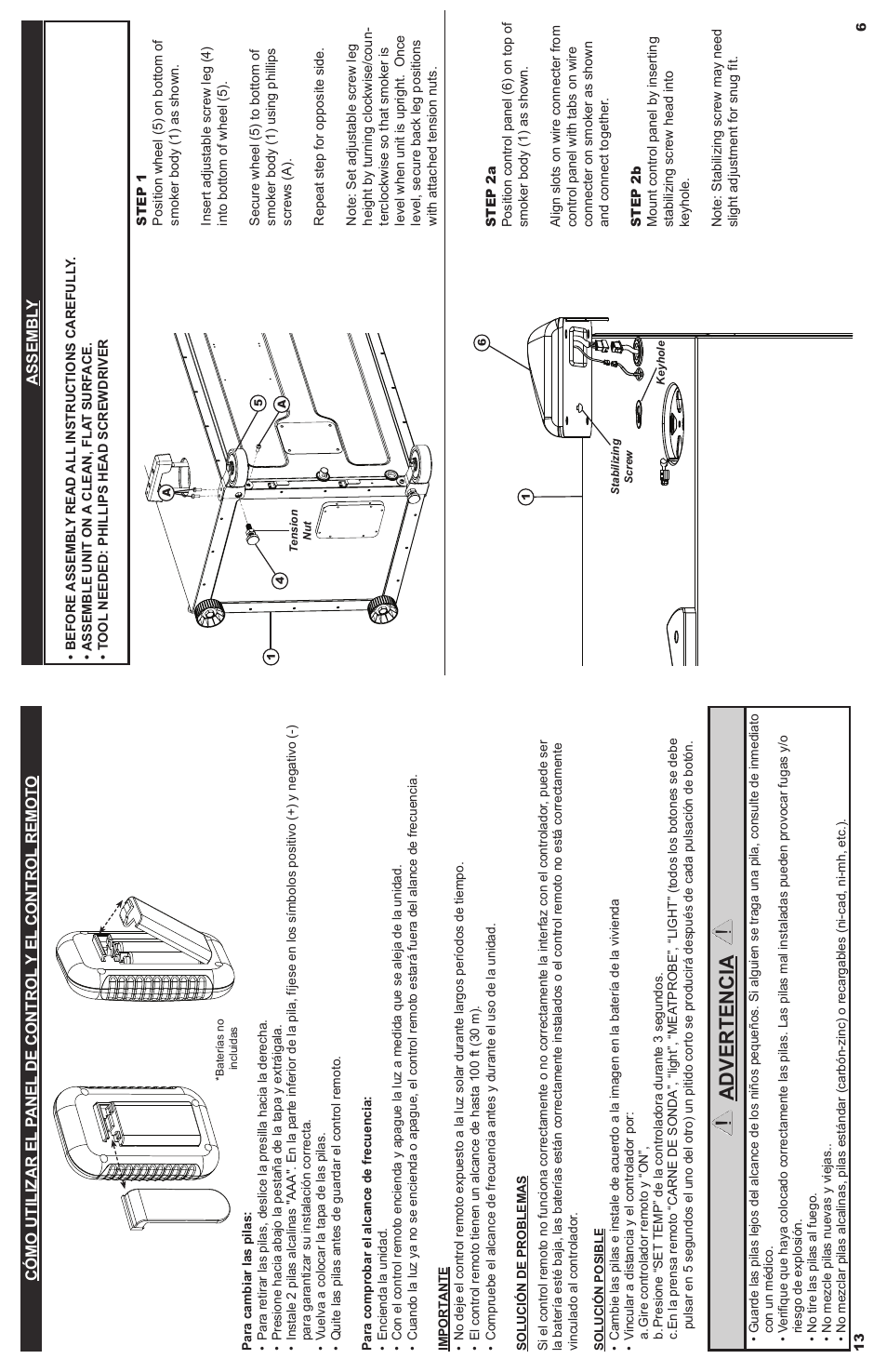 Advertencia | Masterbuilt 30-inch Electric Digital Stainless Steel Smokehouse (20070411) USER GUIDE User Manual | Page 7 / 30