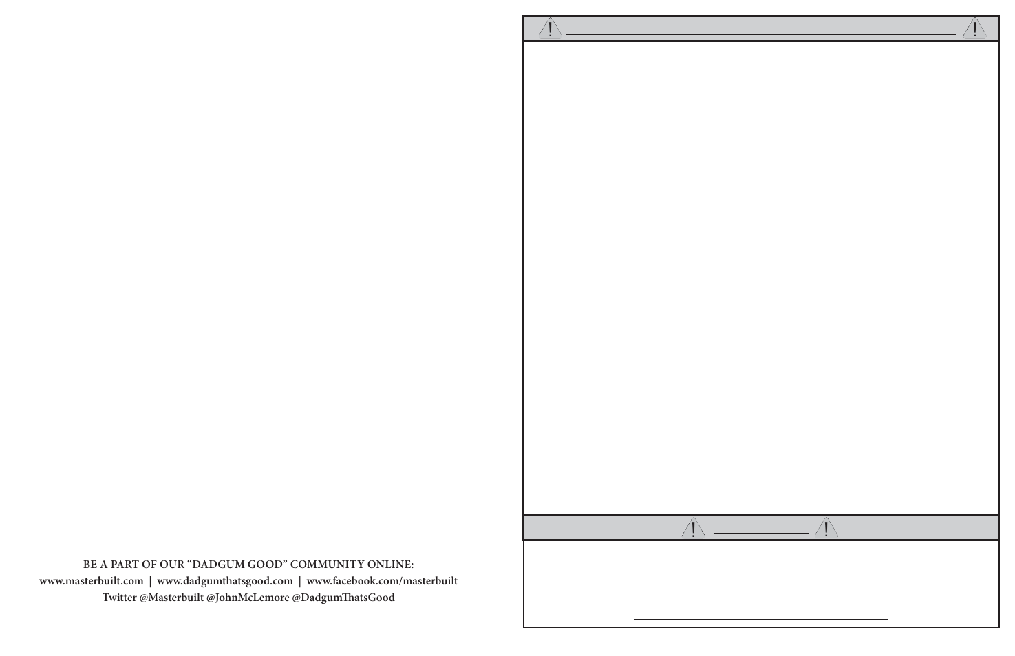 Guarde estas instrucciones, Advertencias e información general de seguridad, Advertencia | Masterbuilt 30-inch Electric Digital Smokehouse (20070312) USER GUIDE User Manual | Page 18 / 20