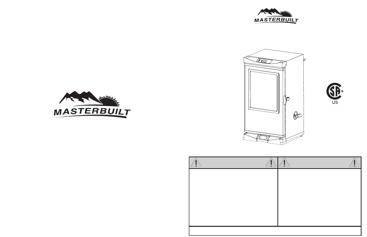 Masterbuilt 30-inch Electric Digital Smokehouse (20070312) USER GUIDE User Manual | Page 20 / 20