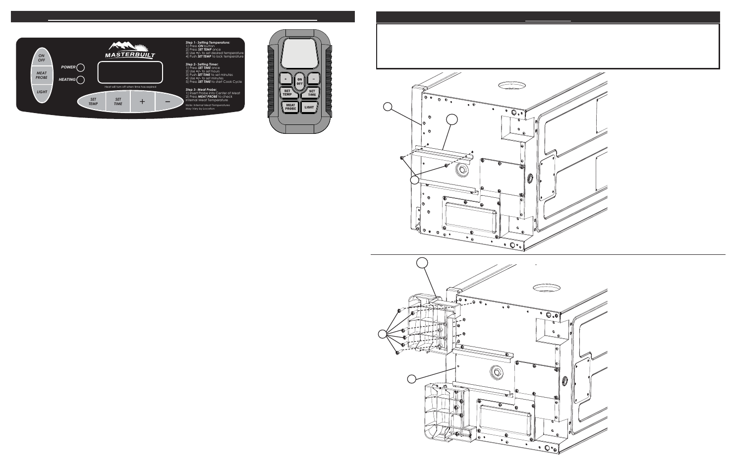 Assembly | Masterbuilt 30-inch Electric Digital Smokehouse (20070312) USER GUIDE User Manual | Page 7 / 20