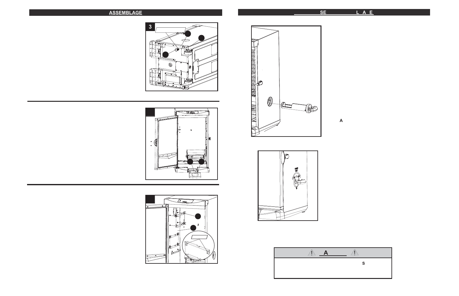 Assemblage, Se l a e | Masterbuilt 30-inch Electric Digital Smokehouse Black (20070213) USER GUIDE User Manual | Page 11 / 28