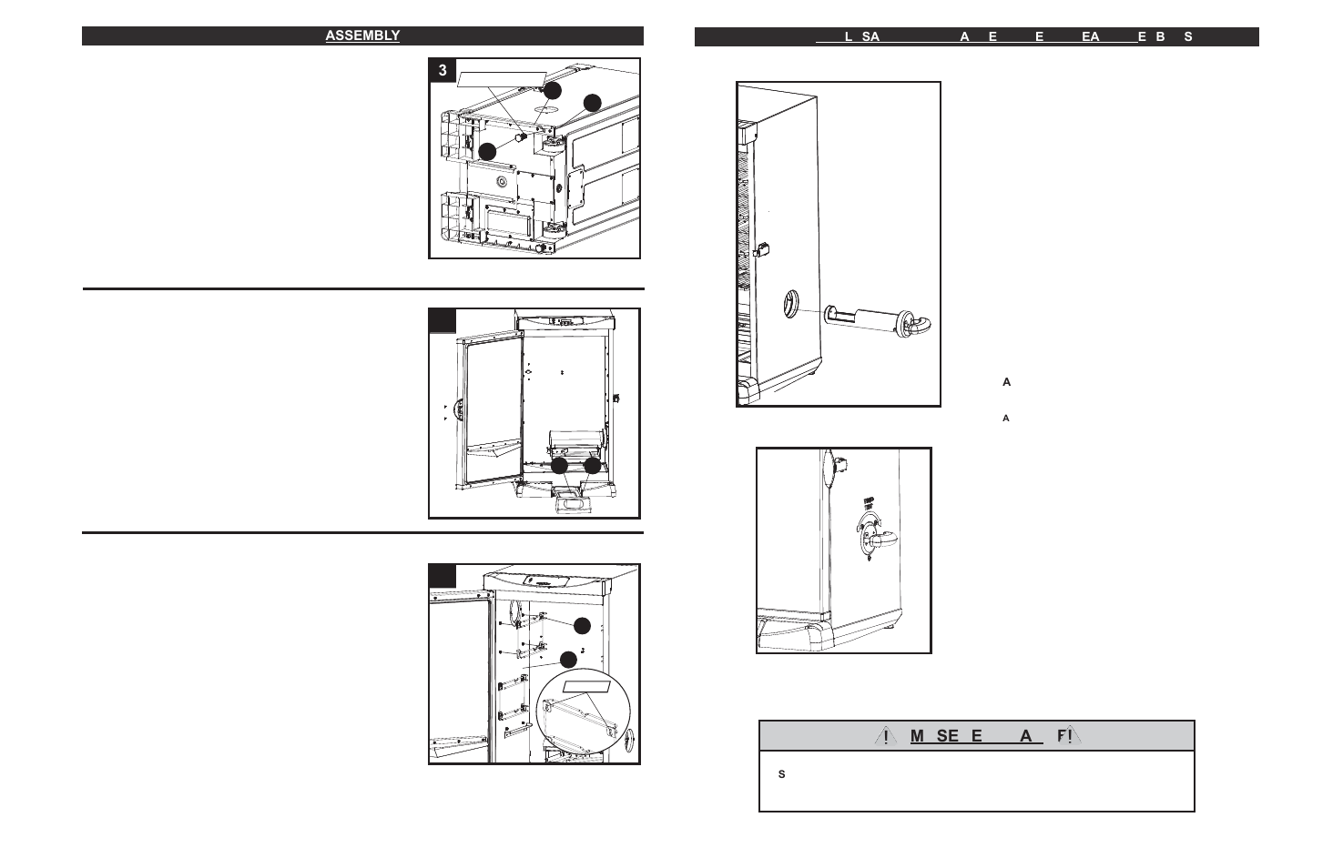 M se e a e, Assembly | Masterbuilt 30-inch Electric Digital Smokehouse Black (20070213) USER GUIDE User Manual | Page 8 / 28