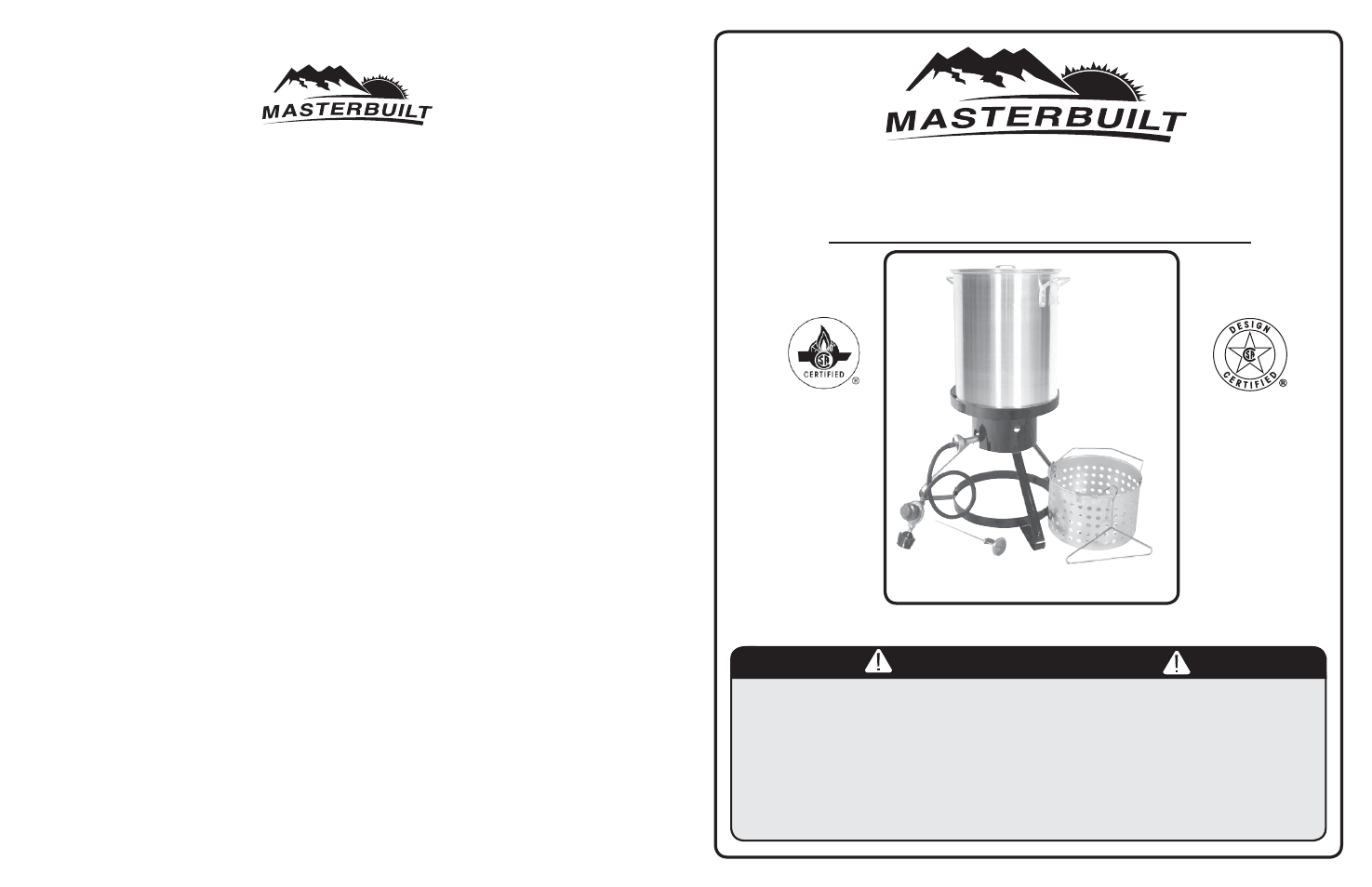 Advertencia, Freidora para pavos, con temporizador, Números de modelo | Estas unidades sólo se pueden usar al aire libre | Masterbuilt Propane Turkey Fryer with Turkey Tap (20020507) User Manual | Page 24 / 36