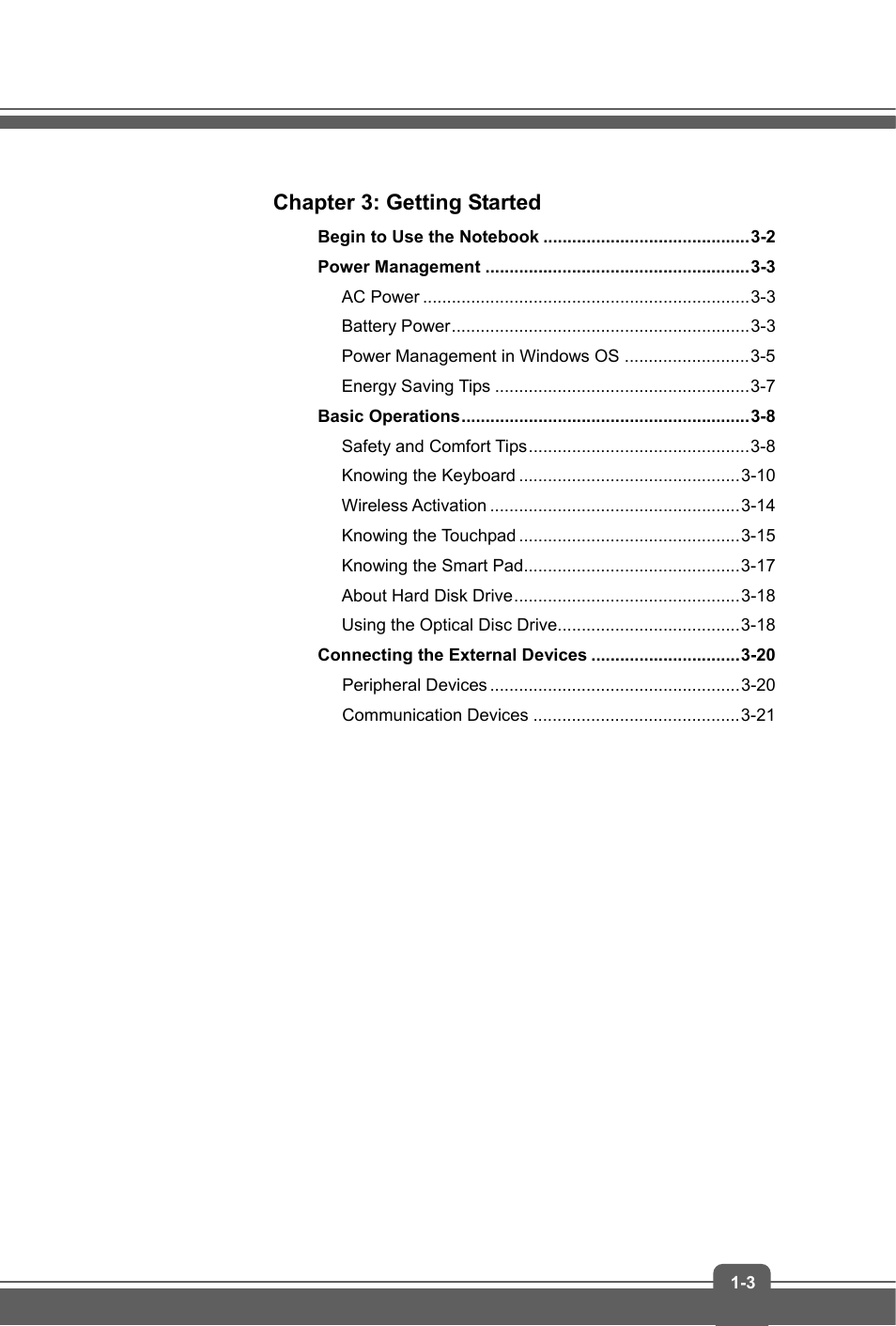 Chapter 3: getting started | MSI GT72 DOMINATOR (GTX 970M) User Manual | Page 3 / 48