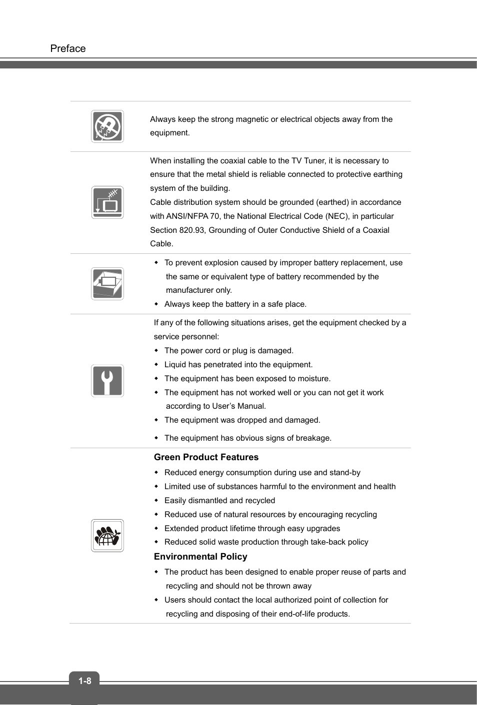 MSI GT72 DOMINATOR (GTX 970M) User Manual | Page 8 / 48