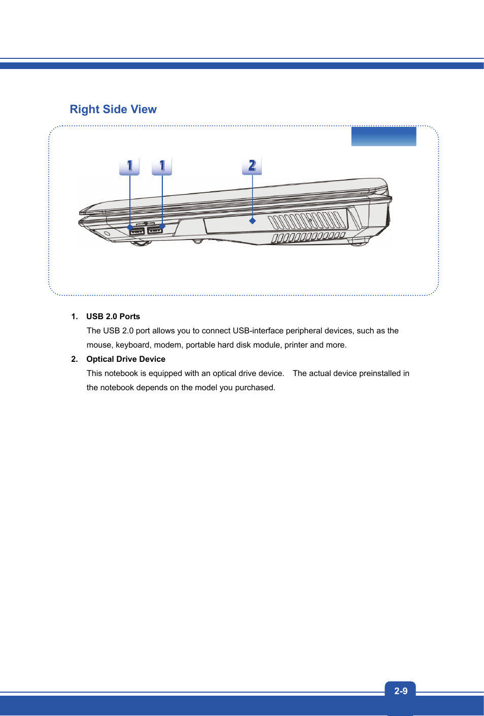 Right side view | MSI GT70 DOMINATOR DRAGON User Manual | Page 17 / 48