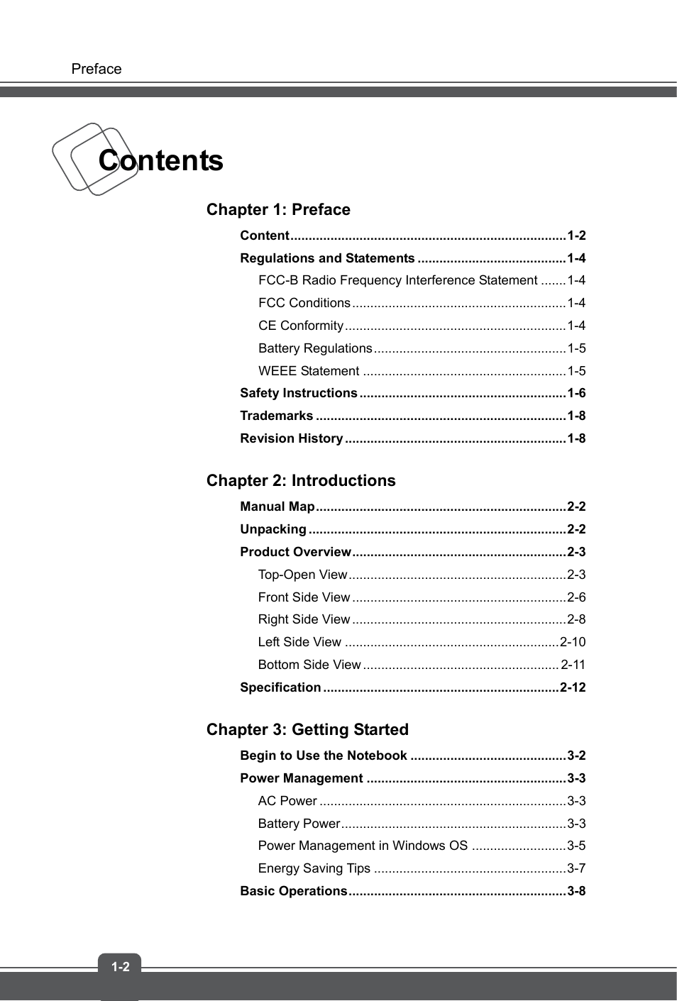 MSI GS60 GHOST User Manual | Page 2 / 42