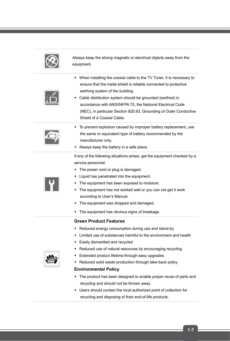 MSI GS60 GHOST User Manual | Page 7 / 42