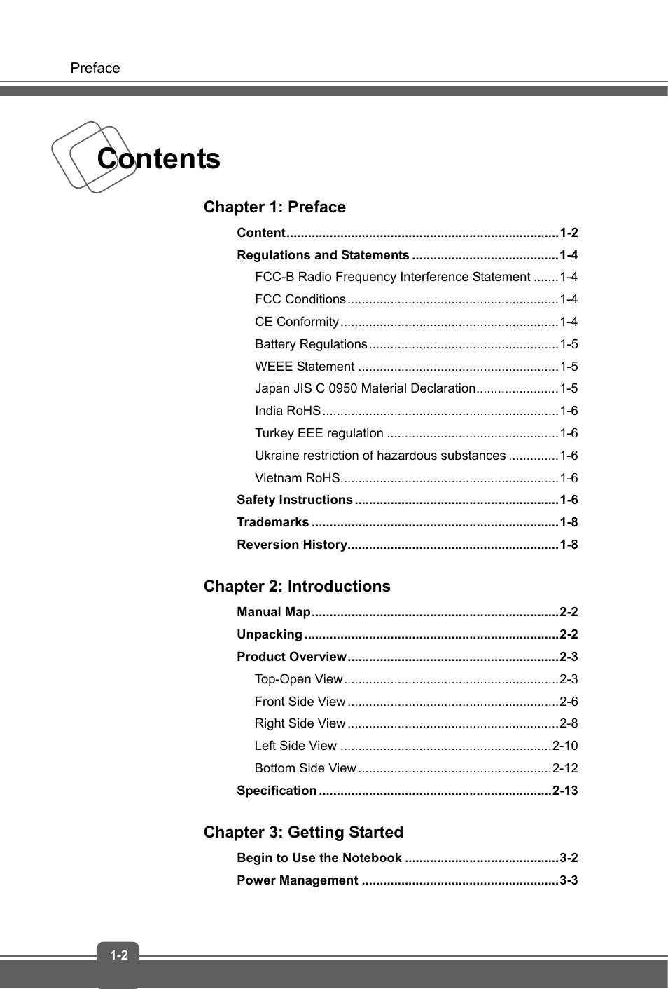 MSI GS70 STEALTH PRO (GTX 970M) User Manual | Page 2 / 44