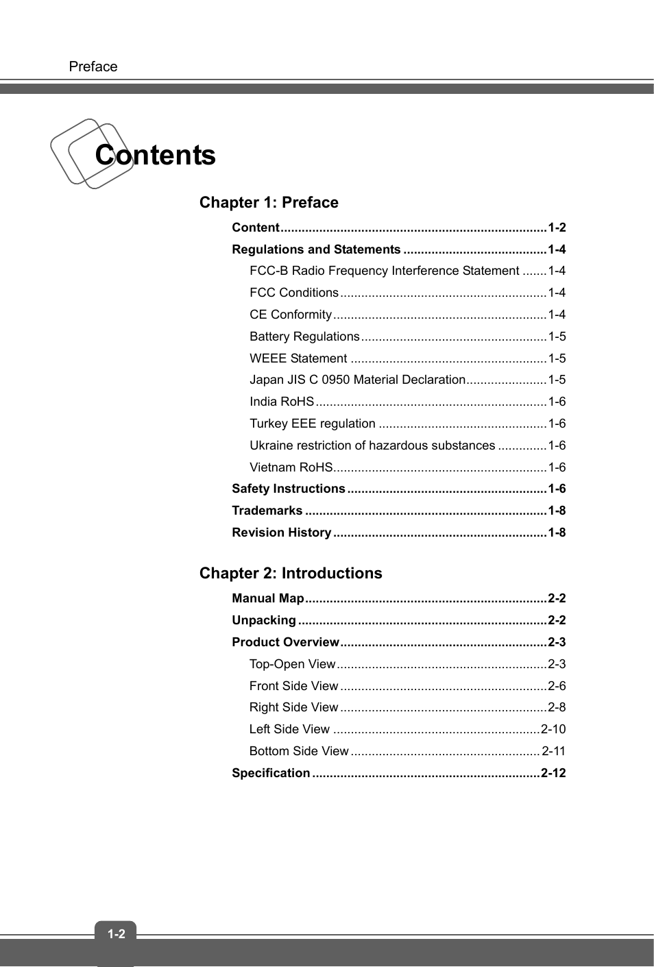 MSI GS60 GHOST PRO (GTX 970M) User Manual | Page 2 / 42