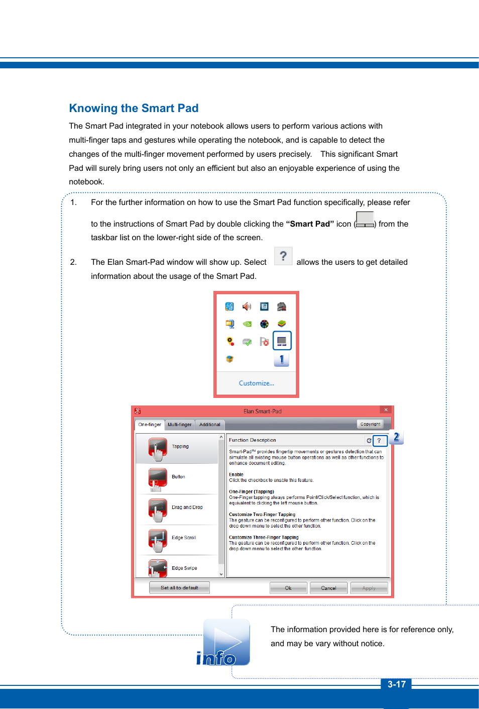 Knowing the smart pad | MSI GS70 STEALTH User Manual | Page 39 / 42