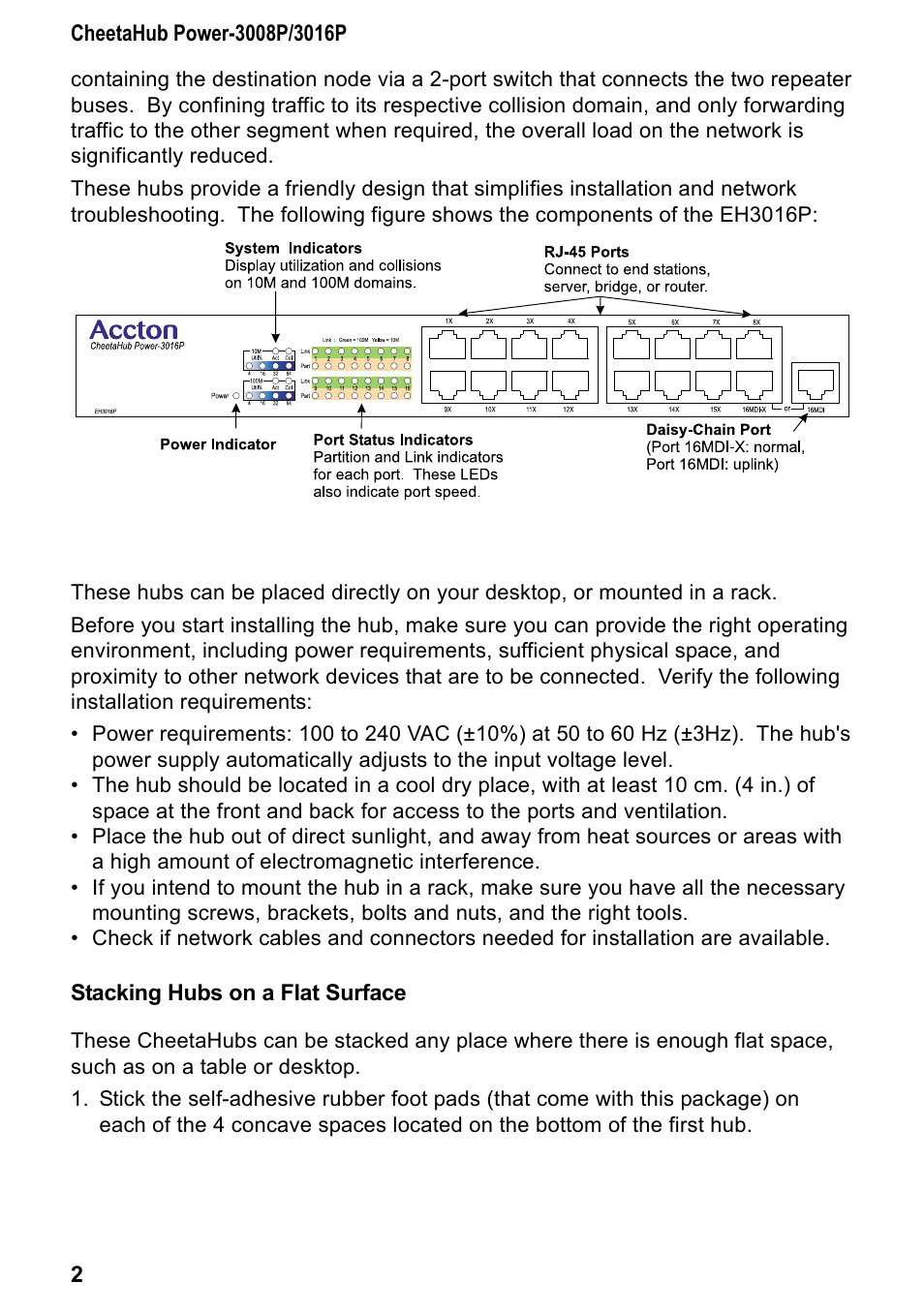 Accton Technology CHEETA 3016P User Manual | Page 7 / 19