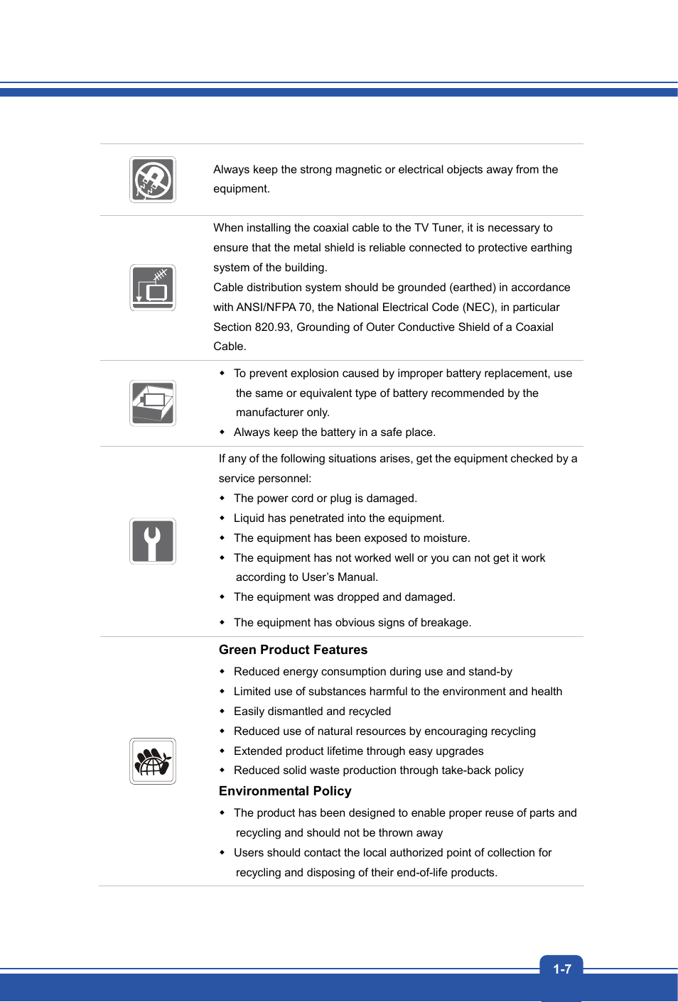 MSI GX70 DESTROYER User Manual | Page 7 / 50