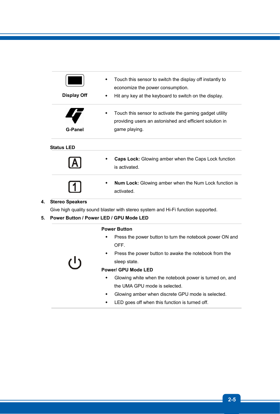 MSI GX60 DESTROYER User Manual | Page 13 / 48