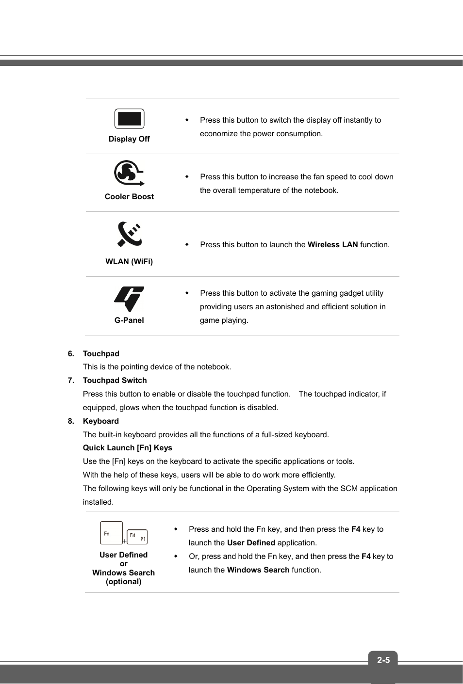MSI GP60 LEOPARD User Manual | Page 13 / 48