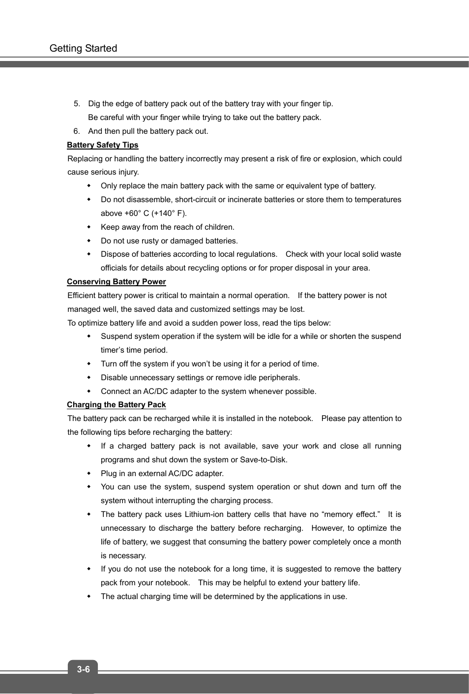 Getting started | MSI GP60 LEOPARD User Manual | Page 30 / 48