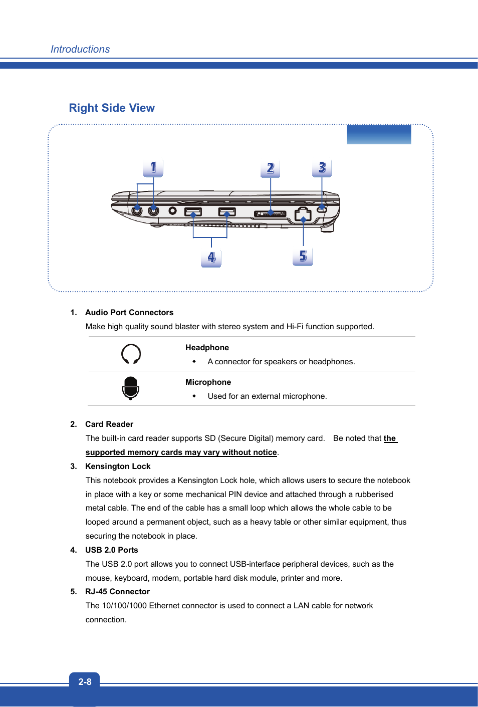 Right side view | MSI S12T User Manual | Page 16 / 46