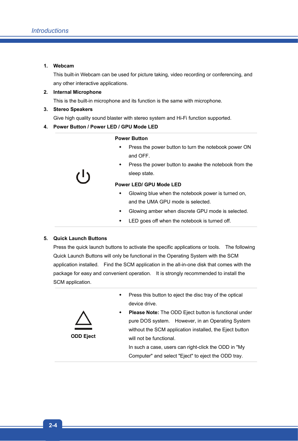 Introductions | MSI CX61 2PC User Manual | Page 12 / 48