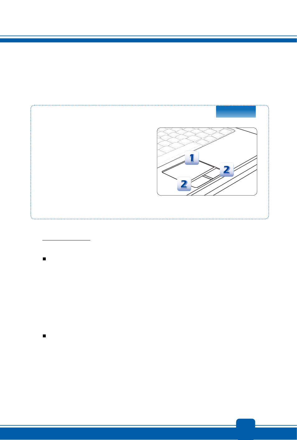 Knowing the touchpad | MSI GT60 WORKSTATION User Manual | Page 43 / 50