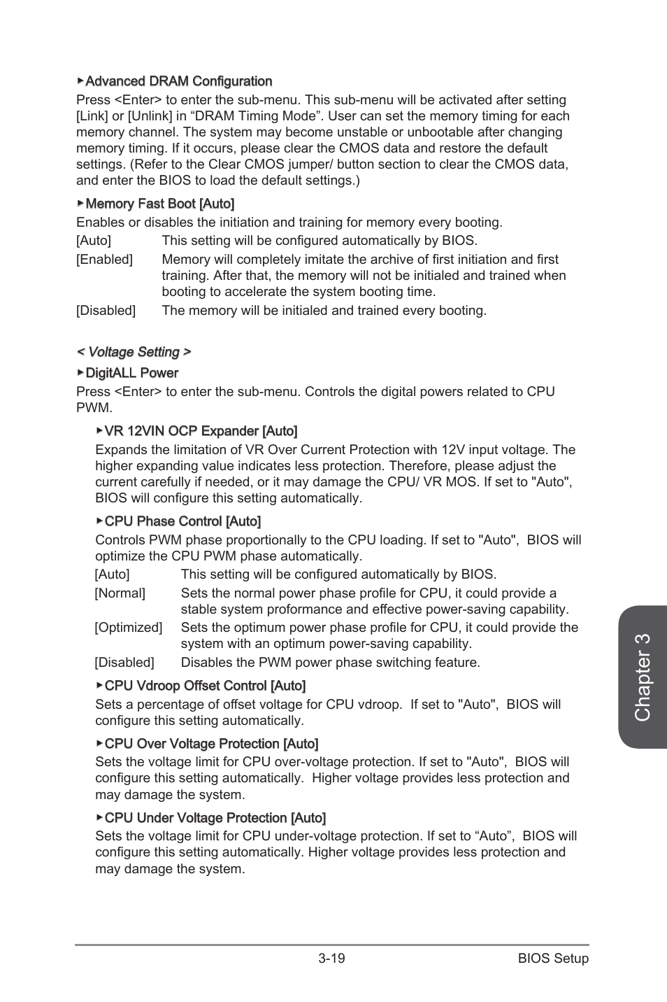 Chapter 3 | MSI X99S XPOWER AC Manual User Manual | Page 89 / 116