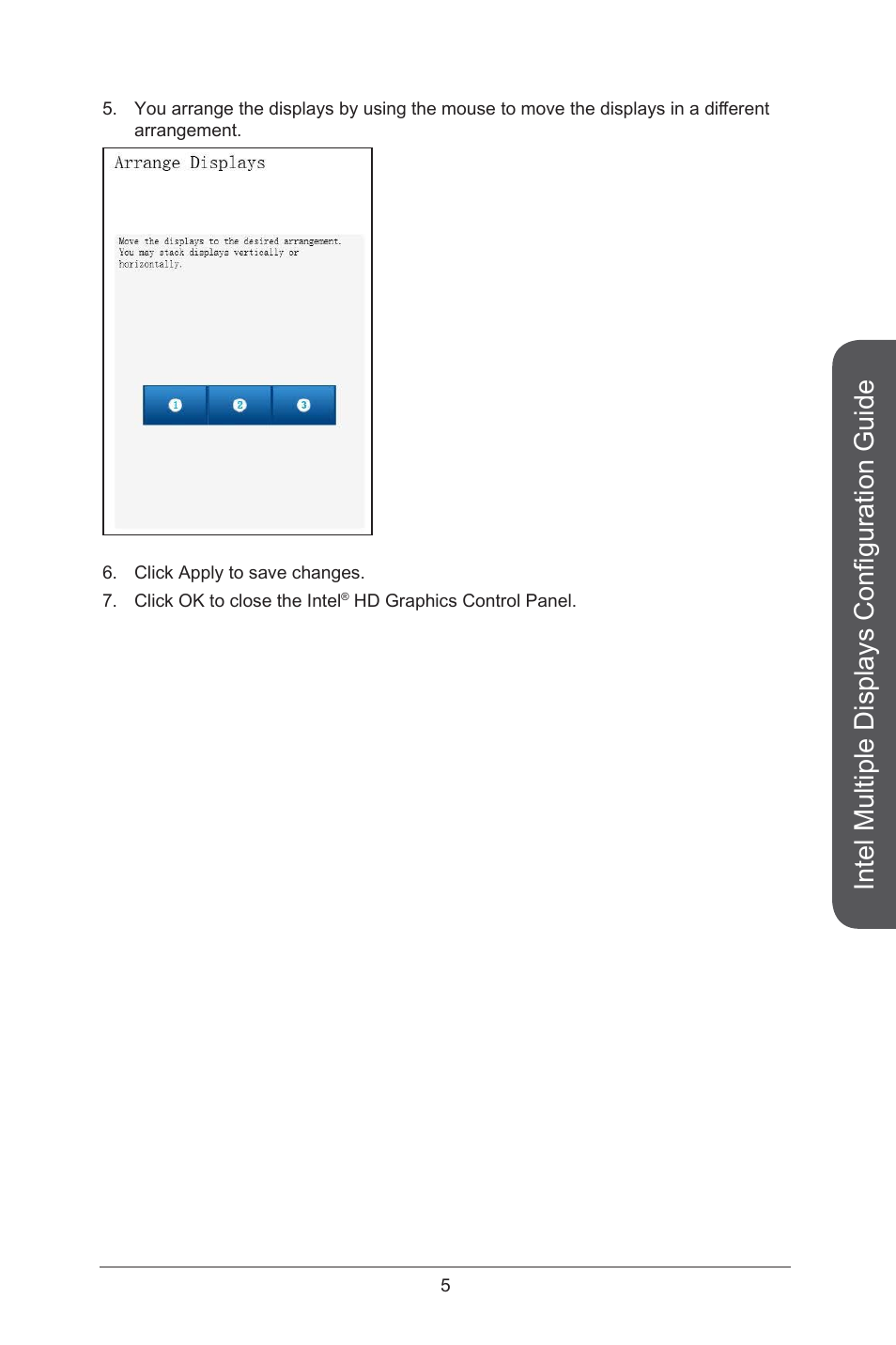 Intel multiple displays configuration guide | MSI X99S MPOWER User Manual | Page 5 / 5