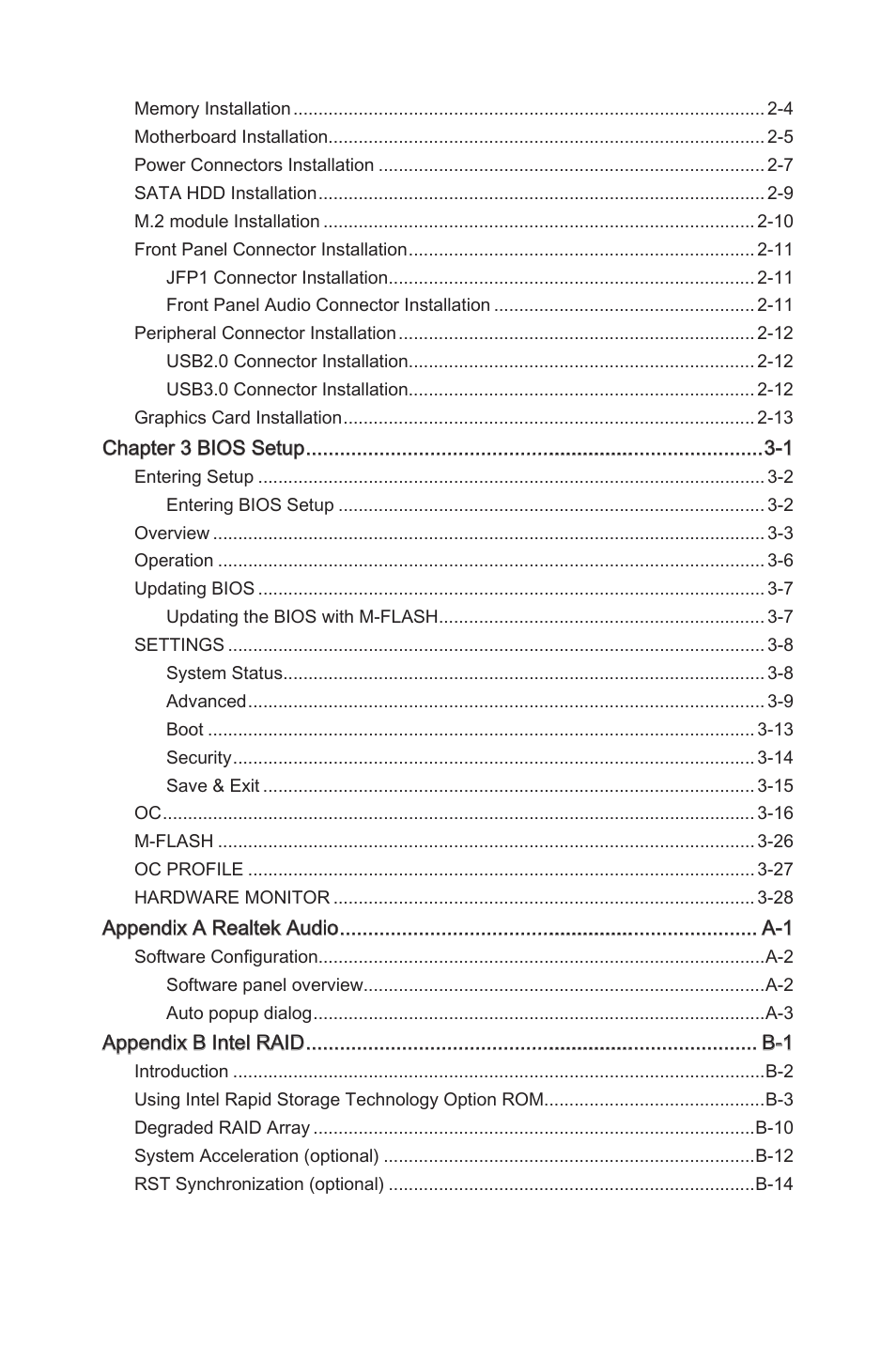 MSI X99S MPOWER Manual User Manual | Page 14 / 112
