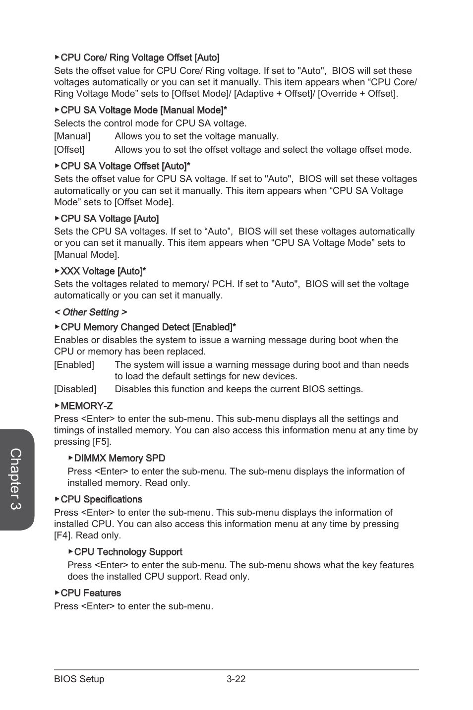 Chapter 3 | MSI X99S MPOWER Manual User Manual | Page 88 / 112
