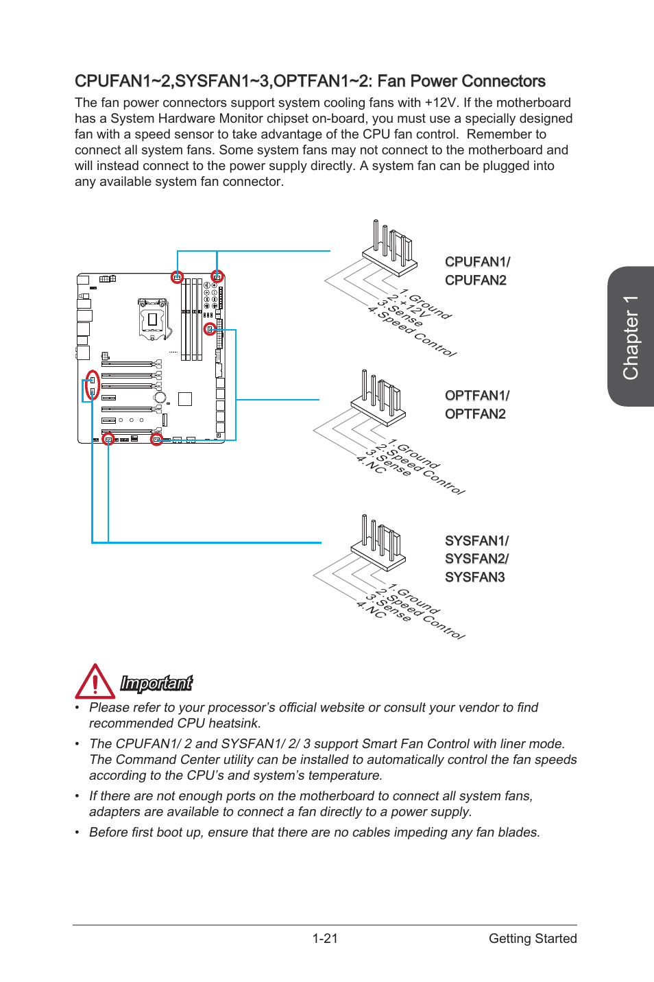 Chapter 1, Important | MSI Z97 XPOWER AC User Manual | Page 35 / 118