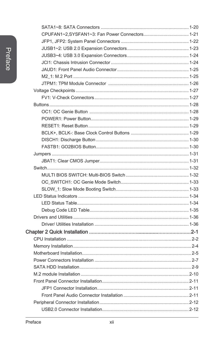 Preface | MSI Z97 MPOWER MAX AC Manual User Manual | Page 12 / 116