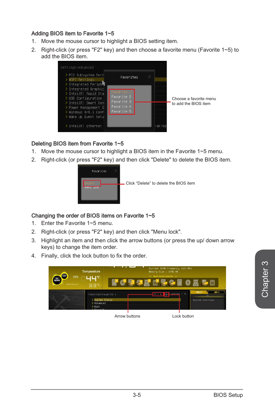 Chapter 3 | MSI Z97 MPOWER MAX AC Manual User Manual | Page 69 / 116