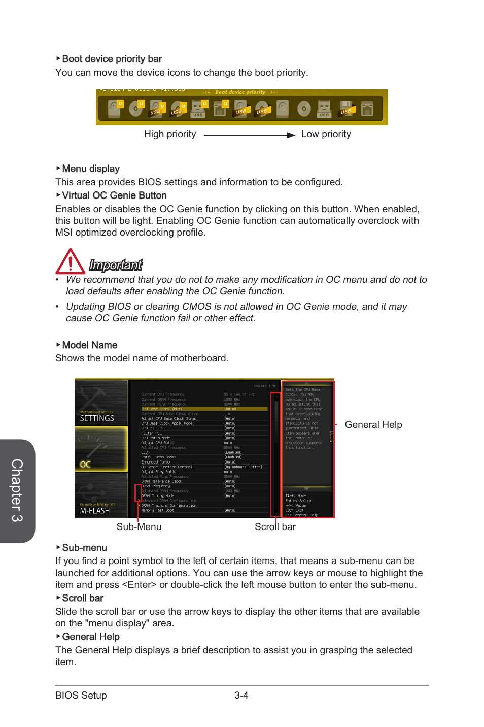 Chapter 3, Important | MSI Z87 XPOWER User Manual | Page 74 / 120