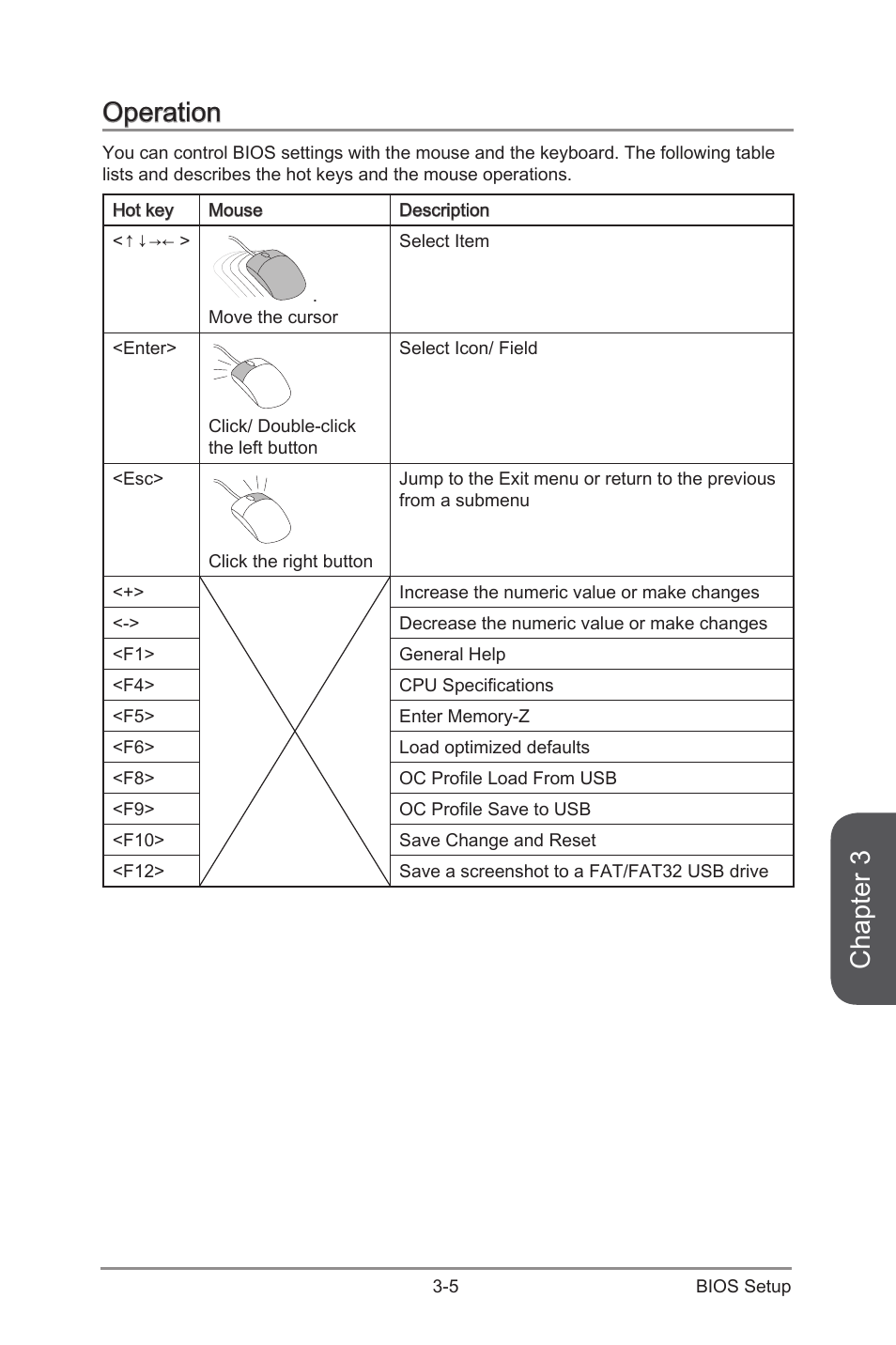 Operation -5, Chapter 3, Operation | MSI Z87 XPOWER User Manual | Page 75 / 120