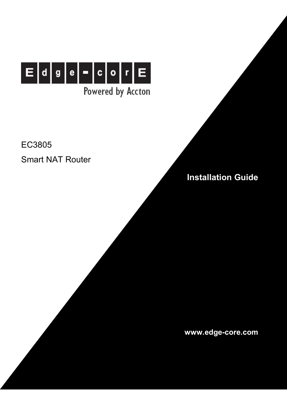 Accton Technology EC3805 User Manual | 34 pages