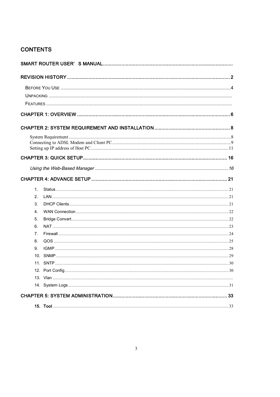 Accton Technology EC3805 User Manual | Page 3 / 34