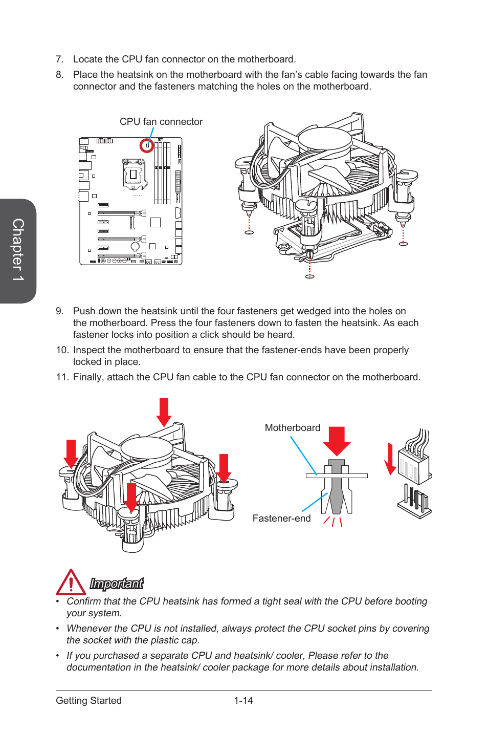 Chapter 1, Important | MSI Z87 MPOWER MAX User Manual | Page 28 / 116