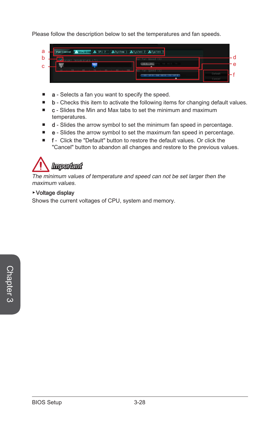 Chapter 3, Important | MSI Z87 MPOWER MAX User Manual | Page 96 / 116