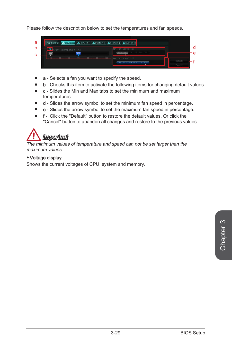 Chapter 3, Important | MSI Z87 MPOWER User Manual | Page 99 / 120