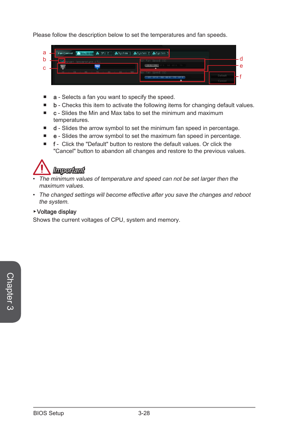 Chapter 3, Important | MSI Z87 MPOWER SP User Manual | Page 98 / 118