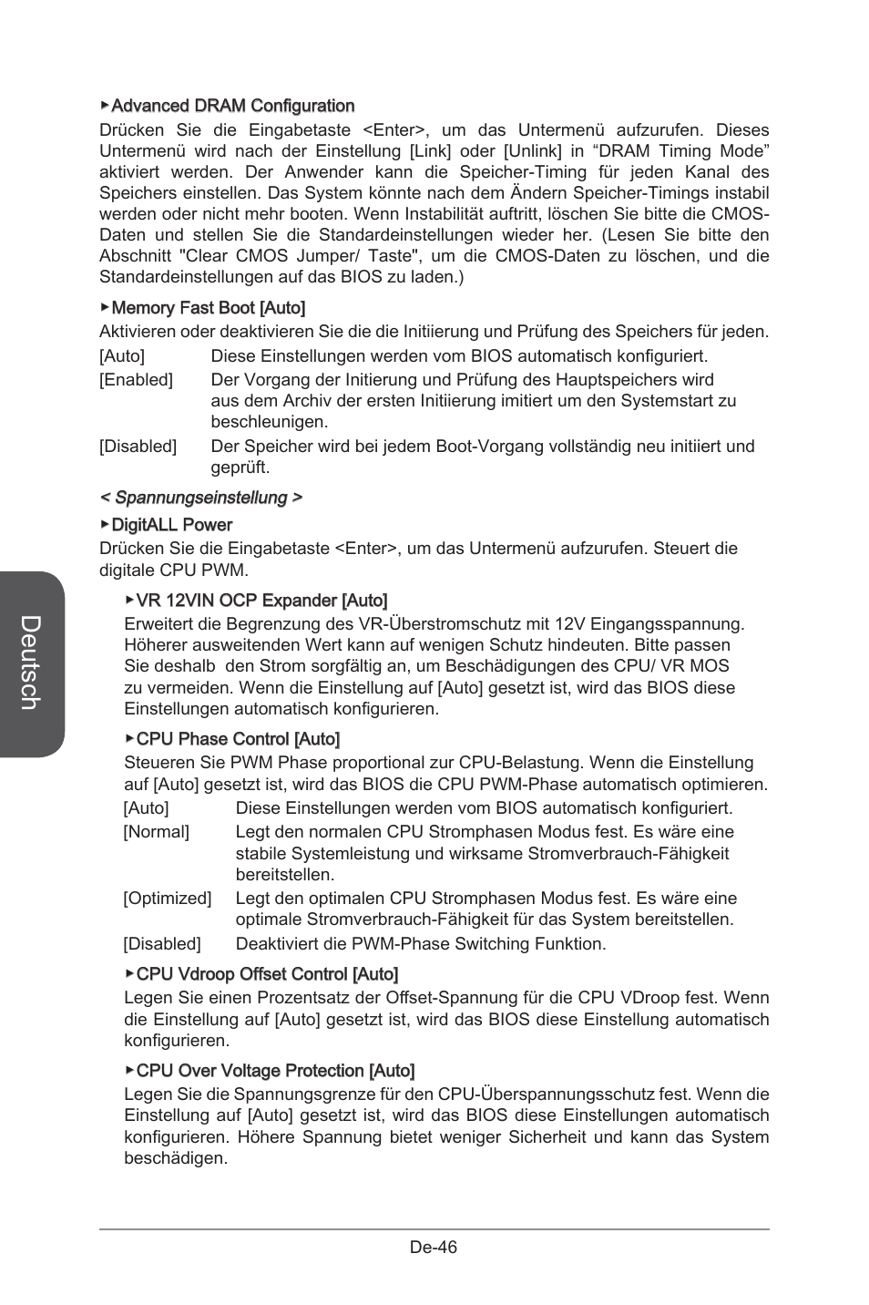 Deutsch | MSI X99S GAMING 9 AC User Manual | Page 112 / 236