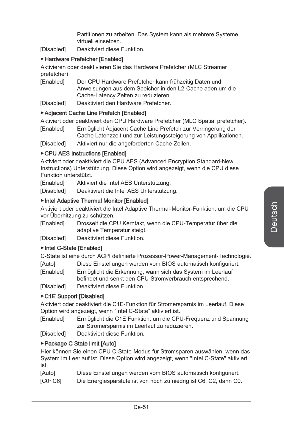 Deutsch | MSI X99S GAMING 9 AC User Manual | Page 117 / 236