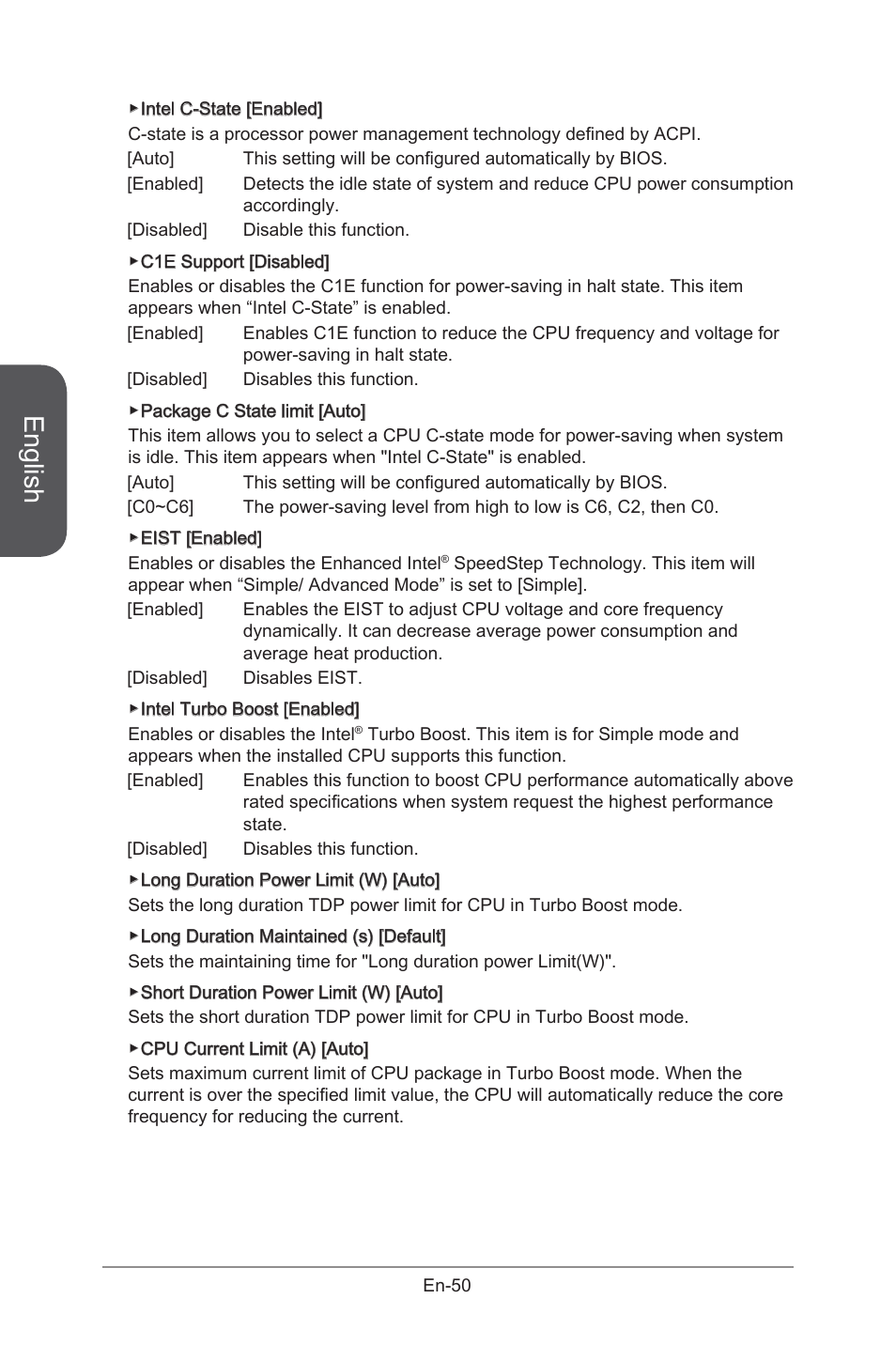 English | MSI X99S GAMING 9 AC User Manual | Page 64 / 236