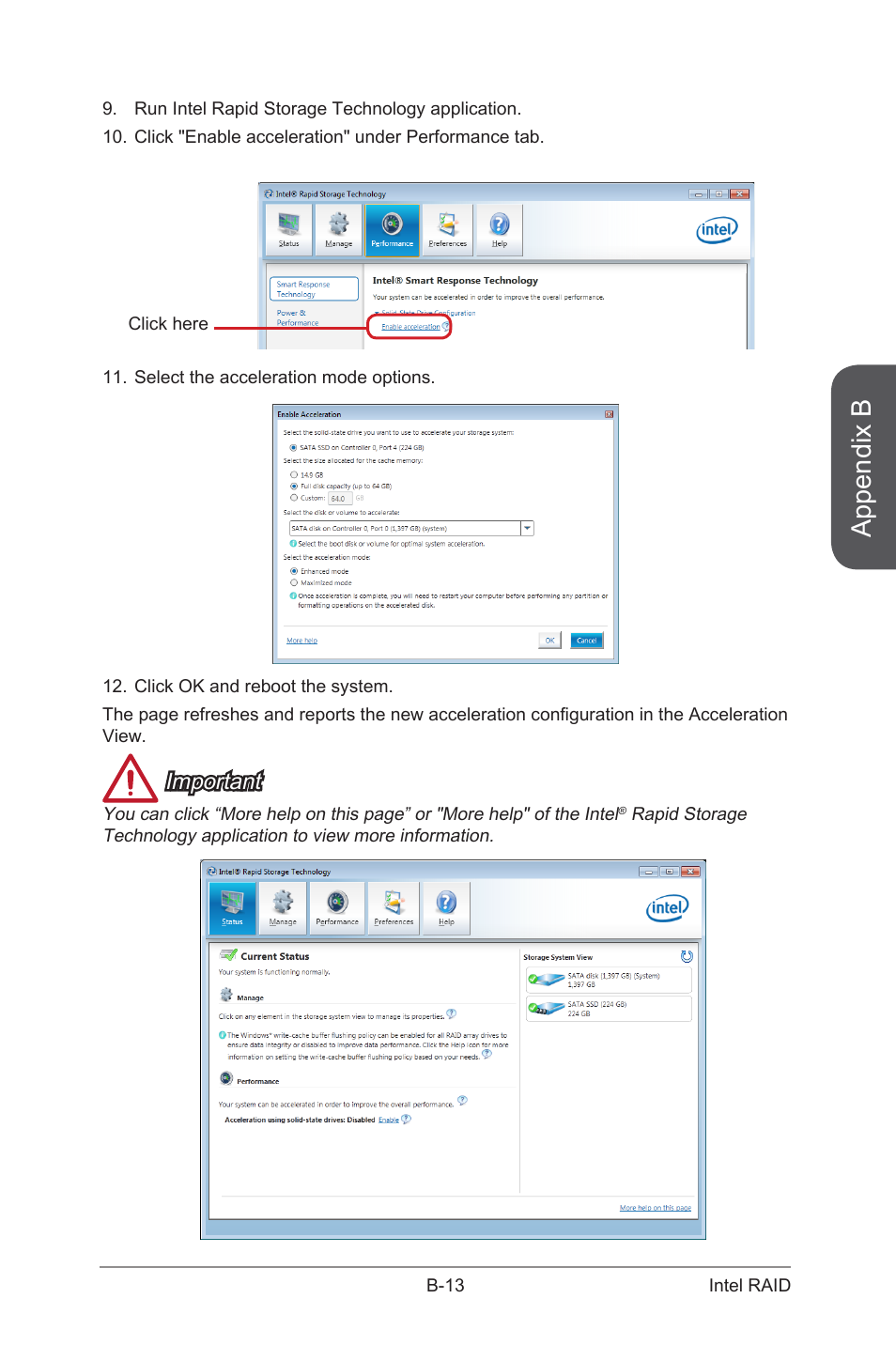 Appendix b, Important | MSI X99S GAMING 7 Manual User Manual | Page 111 / 112