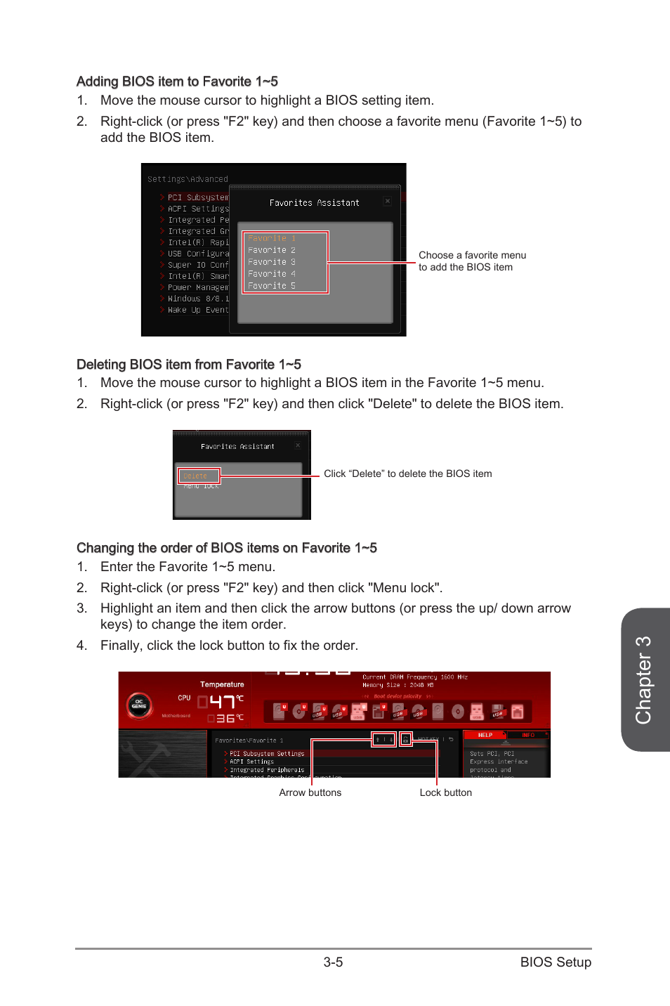 Chapter 3 | MSI X99S GAMING 7 Manual User Manual | Page 71 / 112